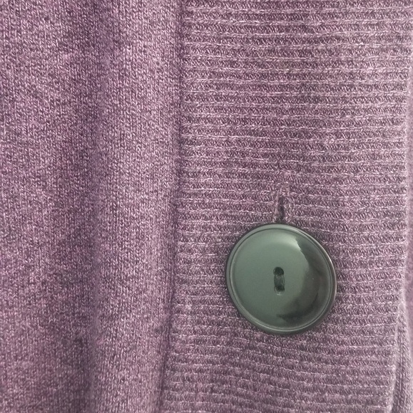 Coldwater Creek V-Neck Button Up Cardigan Sweater. Size Medium. 100% Cotton. - Picture 2 of 7